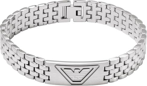 Emporio Armani Men's Silver Stainless Steel Chain Bracelet (Model: EGS3041040) in Kuwait