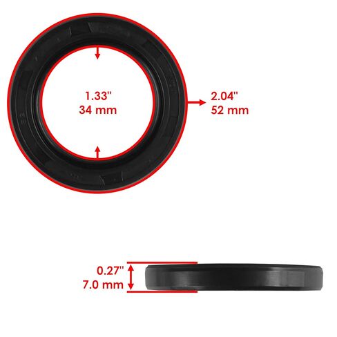 Caltric Rear Axle Pipe Bearing with Seal Compatible with Kawasaki 92045-1163 92045-1229 920451163 920451229 92045-0044 92045-1204 in Saudi Arabia