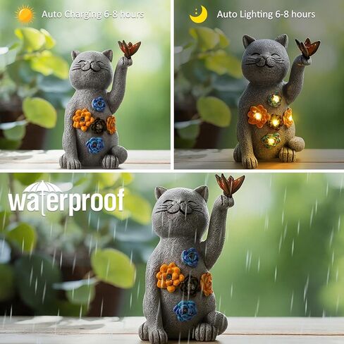 Hide A Key Outside Gnome Figurine Key Hiders Outside Gnome Statues Resin with Solar Light Decorations for Yard Outdoor Garden in Saudi Arabia