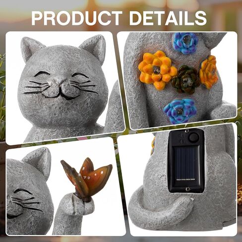 Hide A Key Outside Gnome Figurine Key Hiders Outside Gnome Statues Resin with Solar Light Decorations for Yard Outdoor Garden in Saudi Arabia