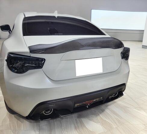 IKON MOTORSPORTS، جناح صندوق السيارة متوافق مع 2013-2020 Scion FR-S & Toyota 86 & Subaru BRZ، نوع L من ألياف الكربون بمظهر PP الخلفي وجناح التمهيد، 2014 2015 2016 2017 2018 2019 in Saudi Arabia