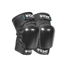 TSG Wavesk8 A Kneepad, Surf, Skate Knee Protection, Hardshell, Removable ACF, Lateral Padding, Anti Slip NBR Liner, Tear Resistant Nylon, Velcro Straps, Non Slip Cuffs, Pre Shaped, Open Back, Black
