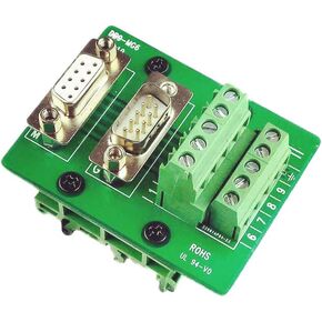 Twinklebay DB9 Breakout Connector RS232 Serial 9 Pin Connector Db9 Terminal (Male and Female Adapter)