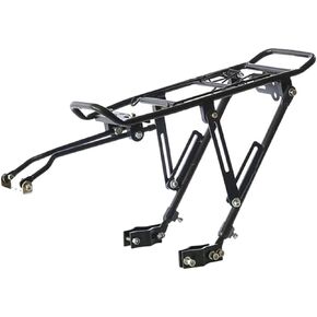 BESPORTBLE Bike Rack Multi- Function Back Rack Aluminum Alloy Bike Carrier Rack Bike Rear Rack Adjustable Cargo Rack Daily Back Rack Convenient Back Rack Post Frame Black Mountain Bike