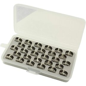 Cutex Pack of 28 Juki DDL-8300 DDL-8500 DDL-8700 bobbins with Storage Case