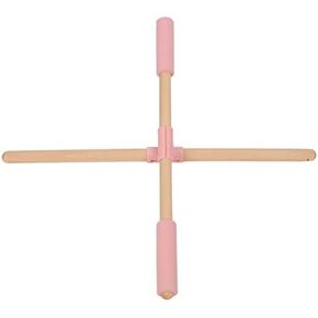 Yoga Sticks for Posture Hump ​​Correction Stick Beech Wood Yoga Stick for Hunchback Correction Posture Stick Body Workout Exercise Stick Lightweight Stretching Yoga Sticks for Exercise 50cm