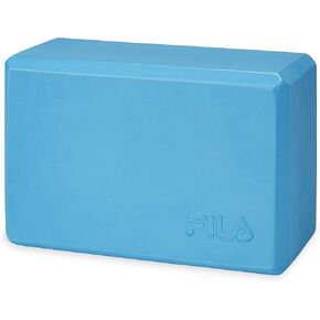 FILA Accessories Yoga Block - EVA Foam Blocks for Support, Balance & Stability | Yoga, Pilates, Barre, Stretching, Meditation