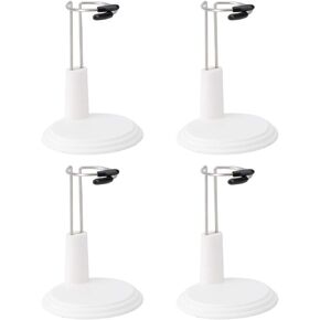 Kisangel 4pcs Doll Stand 15CM Doll Display Holder Aaction Figures Stands Plastic Model Support Frame for Home Store Market