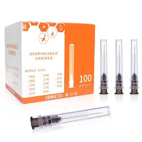 100Pack 25 Gauge 1 inch (0.50x25mm) Lab Measurement Tools,Individually Packaged