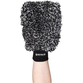 FEYNLAB Plush Wash Mitt- Automotive Wash Mitt, Overhand, Microfiber, 20x40cm