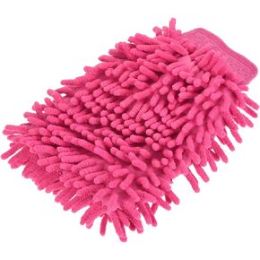M METERXITY Microfiber Chenille Wash Mitt - Double Side Reusable Gloves for Cleaning, Scratch-Free, Apply to Car Cleaning, Kitchen