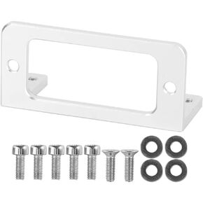 VGEBY 20kg Servo Mount, RC Servo Plate Aluminum Alloy Servo Mount Bracket Fit for 3003 / MG996 Servo Model Car Accessories Rc Servo Mount Metal