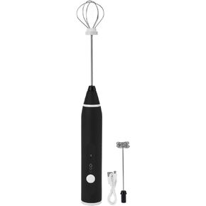 3 Speed Electric Stirrer, Kitchen Aid Stand Hand Electric Small Mini Cordless Mixer Handheld, Stainless Steel Whisk Battery Operated Mini Drink Mixer Blender