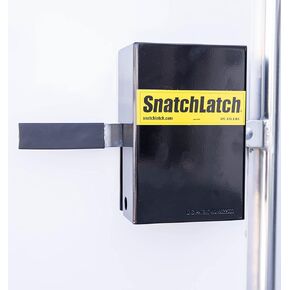 SnatchLatch — Door Lock for Heavy Duty Trailer — Anti Theft Device — for use with CAM BAR Style Latch ONLY — Utility Trailers, Locks for Trailers