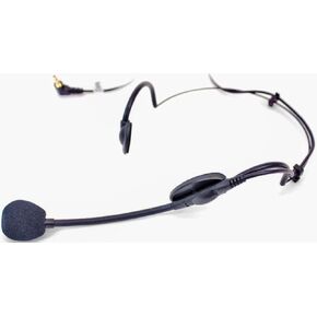 Williams Sound MIC 100 Unidirectional Headband Microphone; Recommended for T27 transmitter, T46 transmitter, R38, R37 receivers; Improved RF resistance; Ideal for high-noise environments