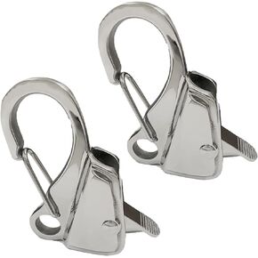 SUONE 2PCS Knotless Anchor System with Quick Release, 316 Stainless Steel, Easy to Use,Holds 8000 lb,Fit for Pontoon Small Boat