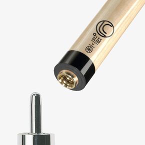 Lucasi Hybrid 11.75mm Zero Flex Slim Technology Pool Shaft, Black Collar, Uni-loc Pin