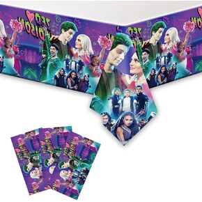 CHAMPBULL 2Pacs Zombies Tablecloth، مفرش طاولة للاستعمال مرة واحدة، لوازم حفلات أعياد الميلاد وديكورات للأطفال الصبيان، طاولات مستطيلة مقاس 70 بوصة × 42 بوصة