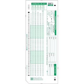 882 E Compatible Test Forms, a PDP-100 Test Sheet, (50 Sheet Pack) in Kuwait