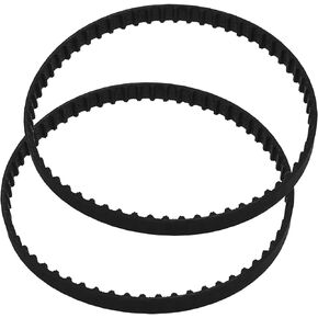 SING F LTD 2Pcs Drive Belt Replacement 120XL031 Rubber Synchronous Belt Timing Belt Closed Loop Rubber Timing Belt Accessories Black