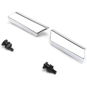 RONTCOS 2Pcs Headlight Washer Nozzle Cover Chrome & Clip For 2006-2011 LEXUS GS300 GS350 GS430 GS450h GS460 Right+Left 85207-30031 85208-30031
