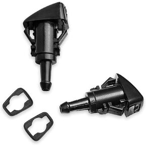 Gorniloxam Windshield Washer Nozzles, Replacement for Chrysler for Jeep for Dodge for Ram, Replaces OE: 5113049AA,4805742AB (Spray Jet Kit)(2PCS)