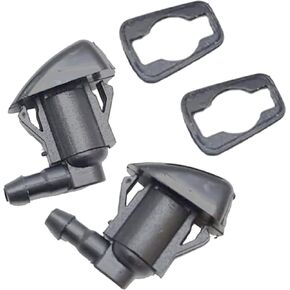 WayJun 85381-AE020 2PCS Front Windshield Washer Nozzle Jet Kit Compatible for 2004-2010 Toyota Sienna, 2005-2012 Corolla, 2004-2008 Solara, 2000-2005 Tundra