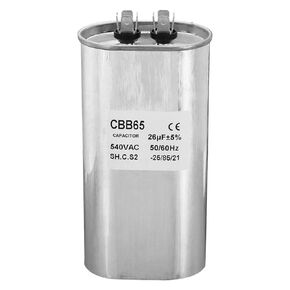PATIKIL 26uF 26MDF 540VAC Fan Start Capacitor, CBB65 Circular Run Capacitor for Air Conditioner Cool Heat Pump Condenser Straight