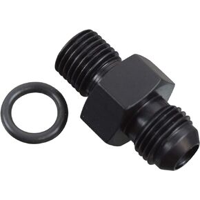 ICT Billet Transmission Adapter Fitting -6AN Flare Black 6 AN TH400 TH350 4l60E 4l80E 700r4 LS1 LM7 LR4 LQ4 LS6 L59 LQ9 LM4 L33 LS2 LH6 L92 L76 LY2 LY5 LY6 LS3 F06ANPS14