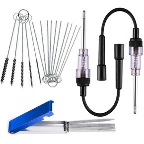 Inline Spark Plug Tester with Carb Carburetor Cleaner Kit, Gzingen 2 Packs 6-12V Engine Ignition Test Tool Armature Diagnostic Detector Tool for Automotive Car Lawnmower Vehicles Engines