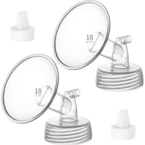 Belmikal 26mm Flange&Duckbill Valve Compatible with Spectra S2 S1 9 Plus Ameda MYA Motif Luna Breastpumps Replacement Spectra Pump Parts Spectra Flange. Compatible with Spectra Parts/Accessories in Saudi Arabia