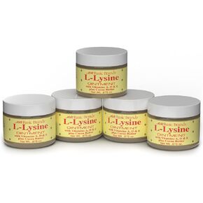 Basic Brands - L-Lysine Ointment - 0.875 oz - Lysine Cold Sore Treatment and Blister Relief - Soothes Chapped Lips and Dry Skin – 5-Pack