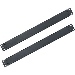 RIVECO 1PCS 1U Blank Panel for Server Racks & Network Cabinets 19" Vented Panles for Rack Mount Blind Plate Black