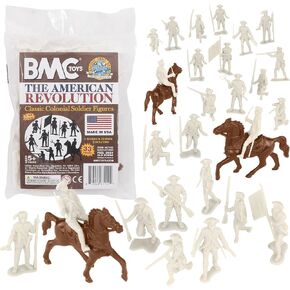 BMC Classic MPC جنود الاستعمار في الحرب الثورية - شخصيات رجال الجيش البلاستيكية