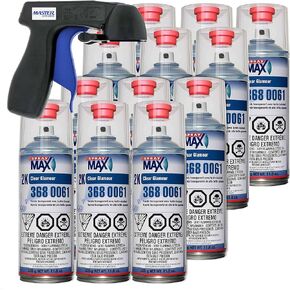 Spraymax 2K Clear Coat Aerosol Spray Cans - 12 Pack - High Gloss Automotive Clear Coat for Car Repair and New Paint Jobs - Two Stage Clear Coat - Professional Results - With Master Aerosol Trigger