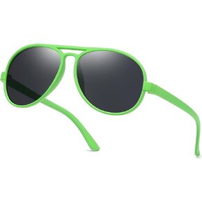 LEICO FASHION Baby Toddler Infant Shatterproof Aviator Sunglasses for Boys Girls Kids Age 0-4