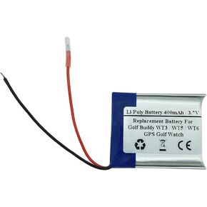 STARTONG 400mAh 3.7V Replacement Battery for Golf Buddy WT3 / WT5 / WT6 GPS Golf Watch