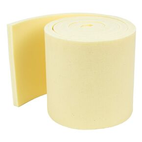 Heitco 25897 Soft Open-Cell Foam Roll & Pad, 1/2" Height, 6" Width, 72" Length