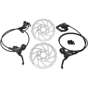 مجموعة فرامل قرصية هيدروليكية TEKTRO HD-M735 مكبس F4 X R2 مع دوار 180 مم، MH1747-N in Kuwait