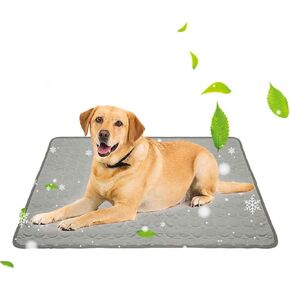 Pet Cooling Mat for Dogs Cats, Dog Cooling Mat Summer Dog Cooling Pad, Cat Cooling Mat Ice Silk Self Cooling Pad for Beds/Sofa/Couches/Car Seats/Floors