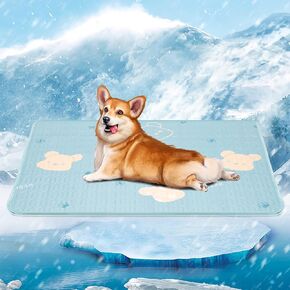 Rzxlszy Dog Cooling Mat 36" x 28" Large Self-Cooling Mat for Dogs Sleeping Mats for Dog and Cat Machine Washable Durable Self Cooling Pet Blanket Outdoor Indoor Non-Slip Dog Mats