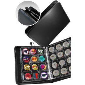 ETLIFE Pin Collection Book Pin Binder Pin Book [2.25"×120 Coins/Pins Capacity] Coin Collector Book Coin Albums for Collectors Coin Collecting Supplies