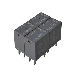Relay 15328866 (Set of 4), 20A 12VDC 4-Pins Automotive Relay, Compatible with GM GMC Buick Chevy Vehicle