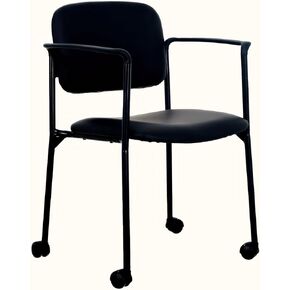 كرسي SNUGWAY بعجلات الاستقبال القابلة للتكديس، FBlack in Kuwait