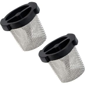 Canamax Premium 6-504-00 Universal Wall Fitting and Quick Disconnect Filter Screen - Exact Fit for Zodiac Polaris 280 380 360 180 165 65 Pool Cleaner - Pack of 2