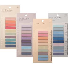 NETEHA Sticky Notes Tabs 60 Colors Page Markers Tabs 1200 Pieces Colorful Writable Tabs 6 Sheets Bagook Tabs for Annotating Books in Kuwait