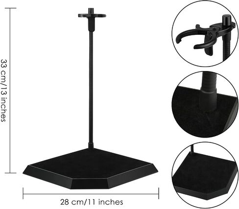 DS. DISTINCTIVE STYLE Action Figure Stand Doll Figure Stand Metal Toy Stand for 1/6 Scale Figures in Saudi Arabia