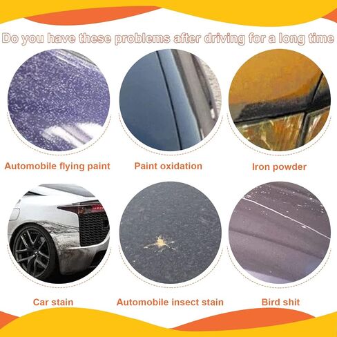 Friendship 7 Pack Clay Mitt Auto Detailing Clay Bar Mitt Include 5 Pcs Car Detailing Brushes in Saudi Arabia