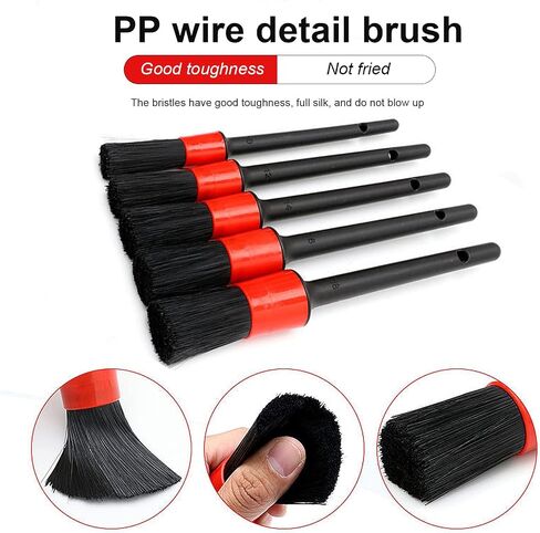 Friendship 7 Pack Clay Mitt Auto Detailing Clay Bar Mitt Include 5 Pcs Car Detailing Brushes in Saudi Arabia