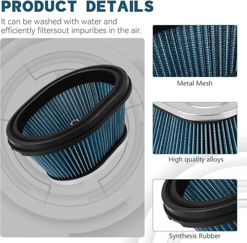 Blaster 200 Air Filter 2XJ-14451-00-00 for Yamaha YFS200 YFS 200 1988-2006 Breeze 125 YFA125 YFA1 1989/1991-2004, Grizzly 125 YFM125 2004-2013, Raptor 125 250 YFM125R YFM250R in Kuwait